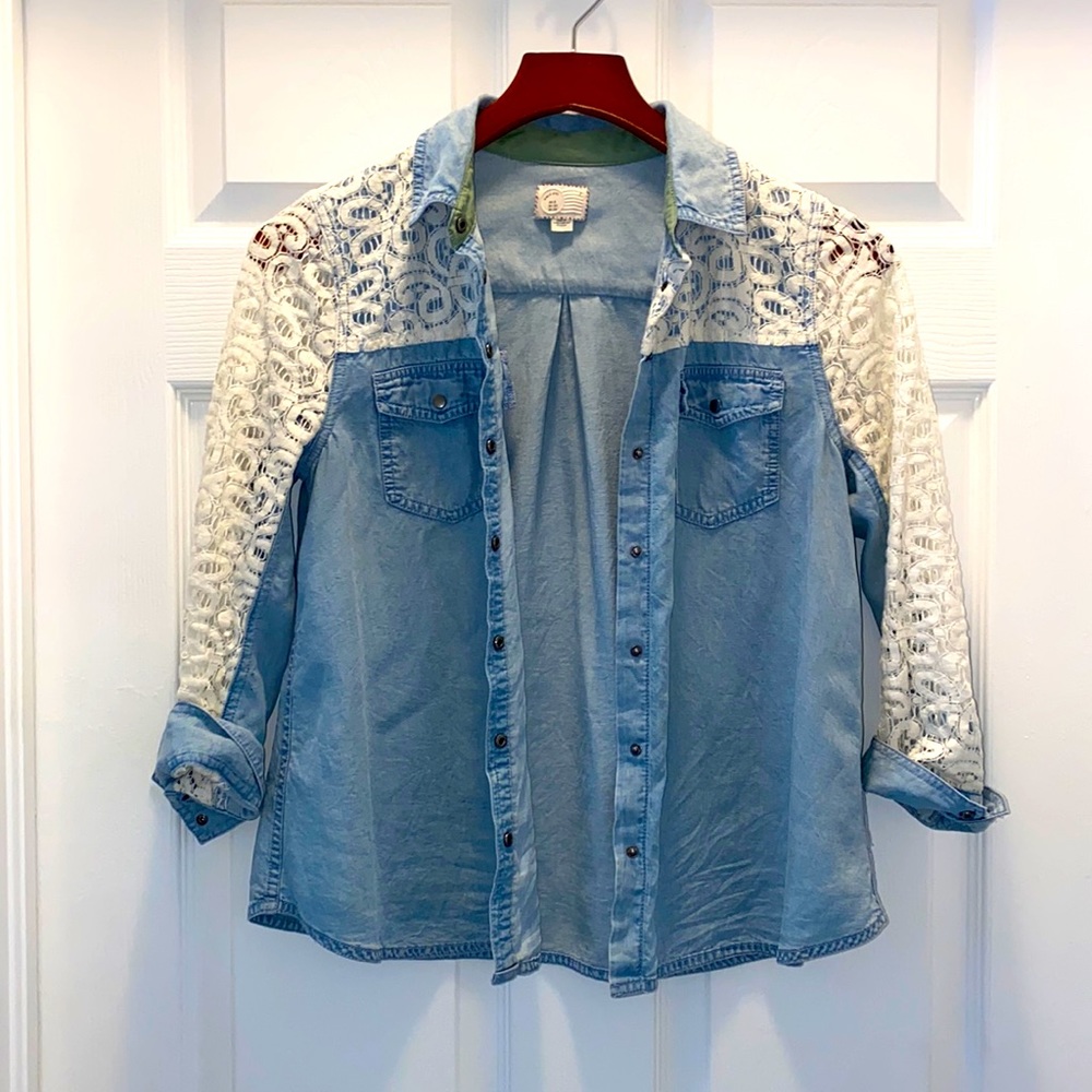 Anthropologie denim shirt
